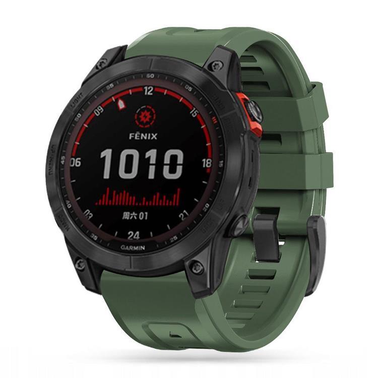 Iconband Garmin Fenix 5/6/6 Pro/7 - Army Grön | 5123 | AlltMobil