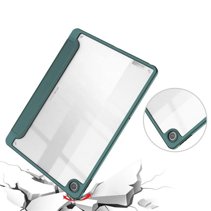 UTGATT1 - Lenovo Tab M10 Plus 10.6 3rd Gen Fodral Hybrid - Grön
