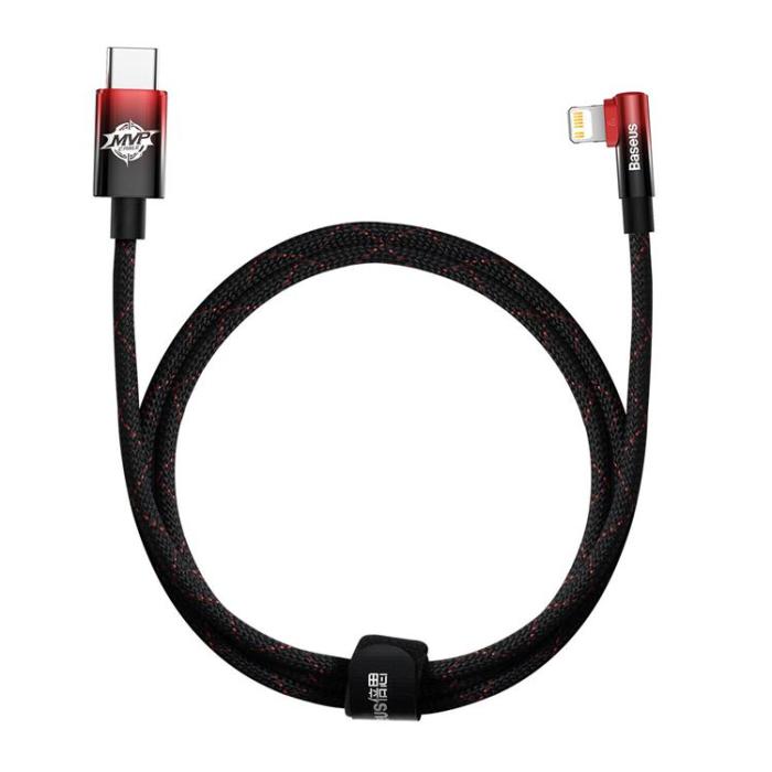 BASEUS - Baseus USB-C till Lightning kabel 20W MVP 2 Vinklad 1m