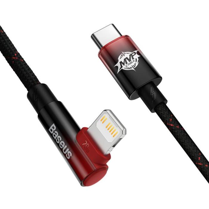 BASEUS - Baseus USB-C till Lightning kabel 20W MVP 2 Vinklad 1m