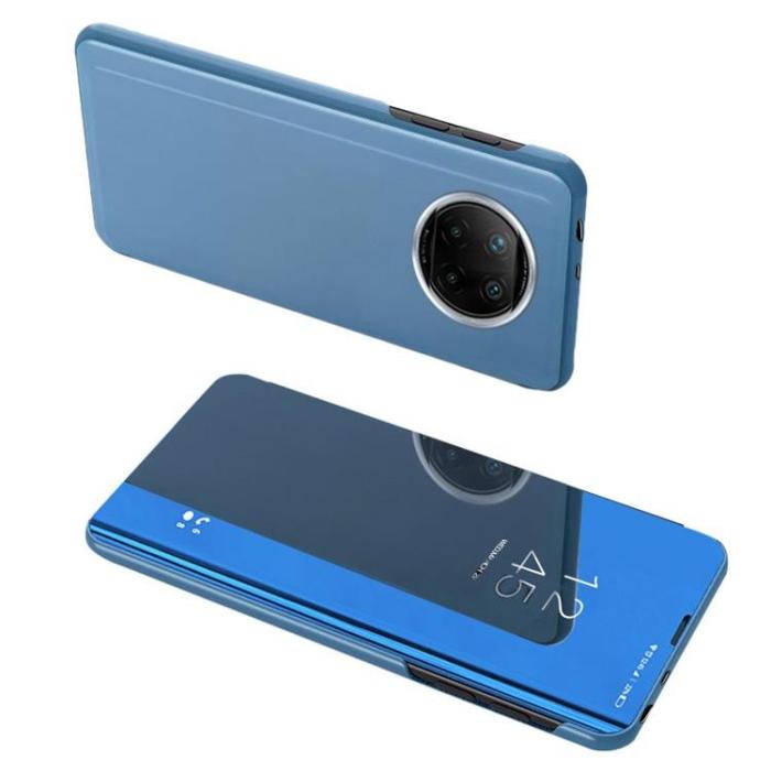UTGATT1 - Clear View Fodral Xiaomi Redmi Note 9T - Blå