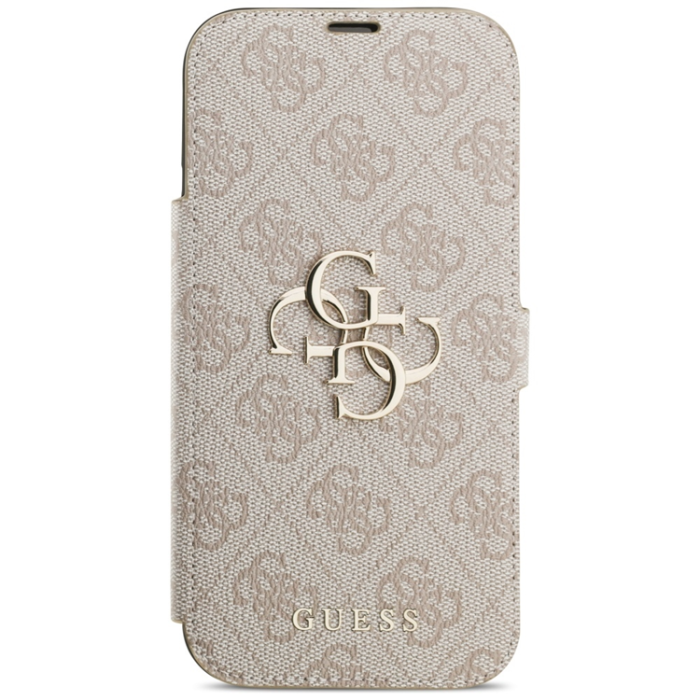 Guess - Guess iPhone 17 Pro Plånboksfodral Metal Logo - Rosa
