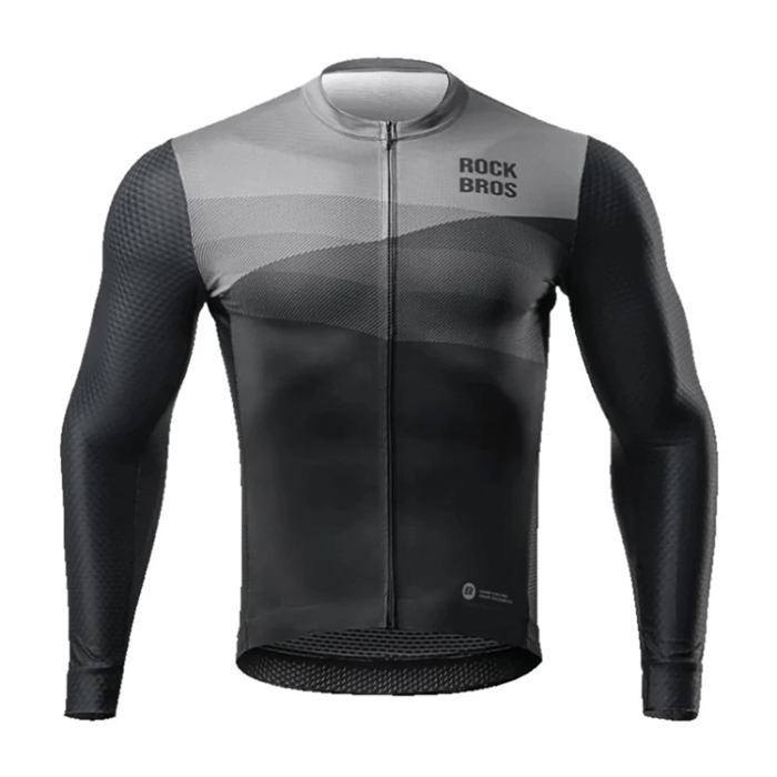 Rockbros - Rockbros Cykeltröja Långärmad Vår/Sommar XL - Svart