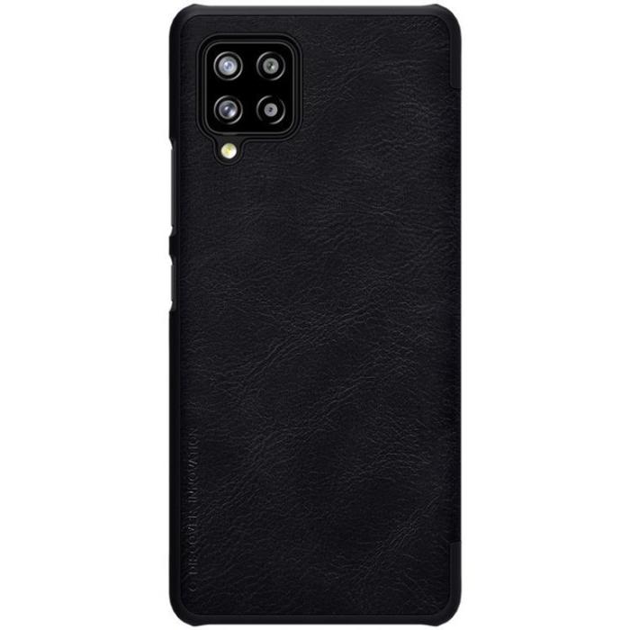 Nillkin - Nillkin Qin Läder Fodral Samsung Galaxy A42 5G - Svart