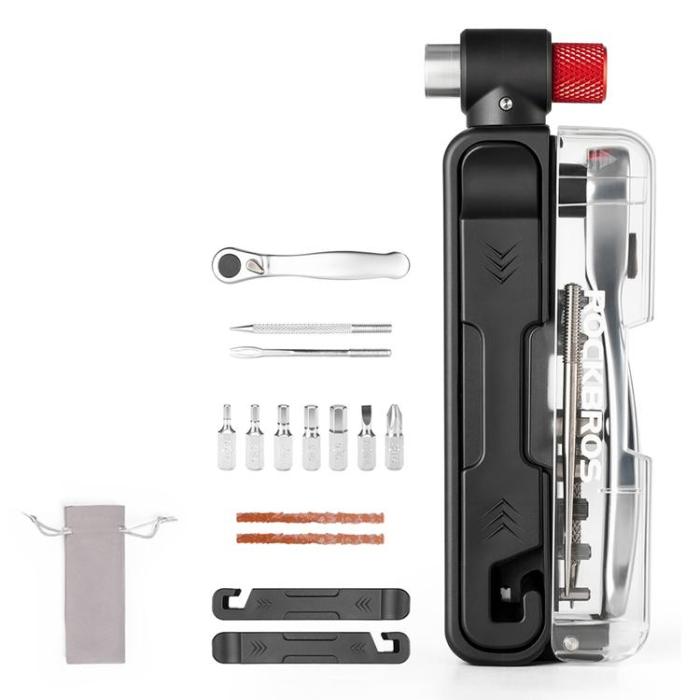 Rockbros - Rockbros Multiverktygscykelset med CO2-Pump och Spärrnyckel
