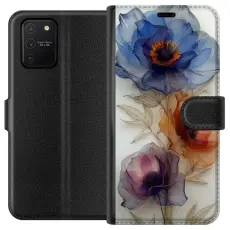 Gustaf - Pl&aring;nboksfodral till Samsung Galaxy S10 Lite med Silkesblommor