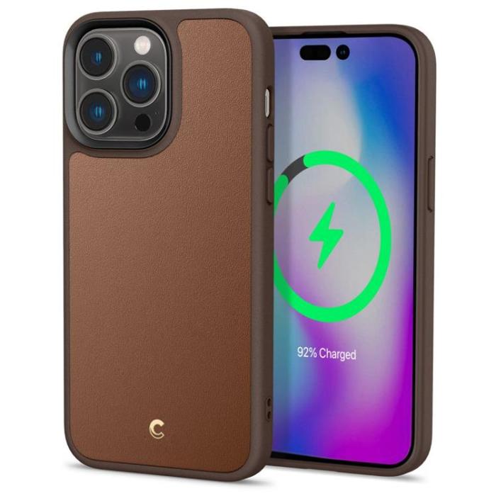 UTGATT1 - Spigen iPhone 14 Pro Max Skal Cyrill Kajuk Magsafe - Saddle Brun