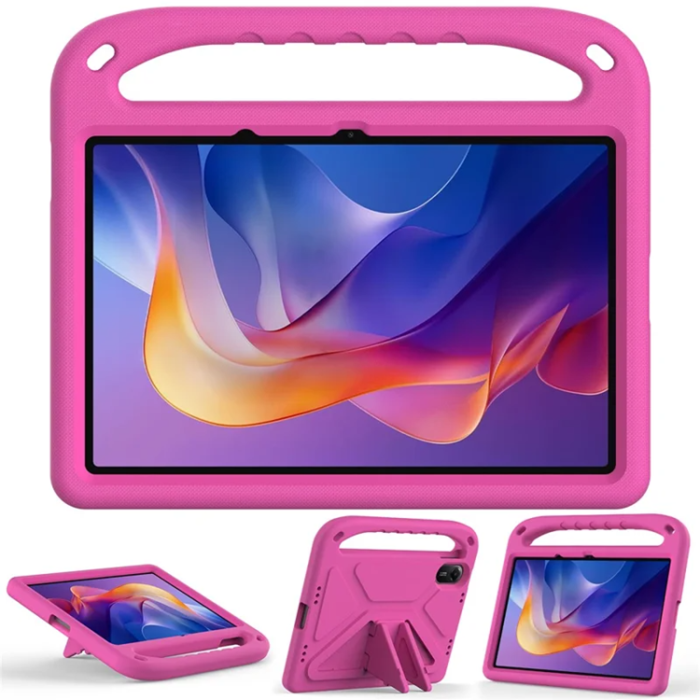 A-One Brand - Xiaomi Redmi Pad 2 Skal EVA Handgrepp Kickstand - Rose