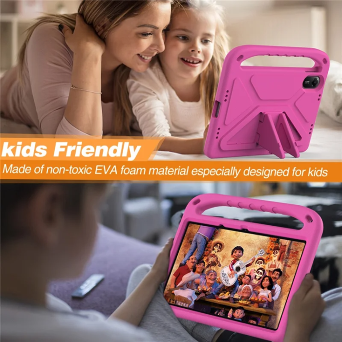 A-One Brand - Xiaomi Redmi Pad 2 Skal EVA Handgrepp Kickstand - Rose