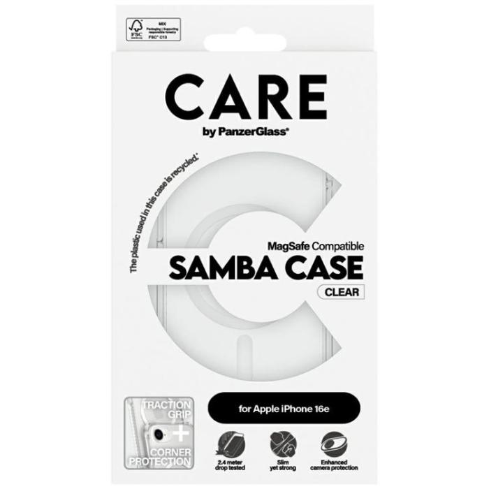 PanzerGlass - CARE iPhone 16e Mobilskal MagSafe Fashion - Transparent