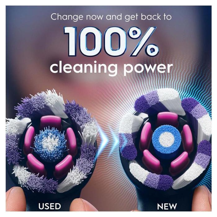 Oral B - Oral B Borsthuvud iO Radiant 3st - Vit-Svart