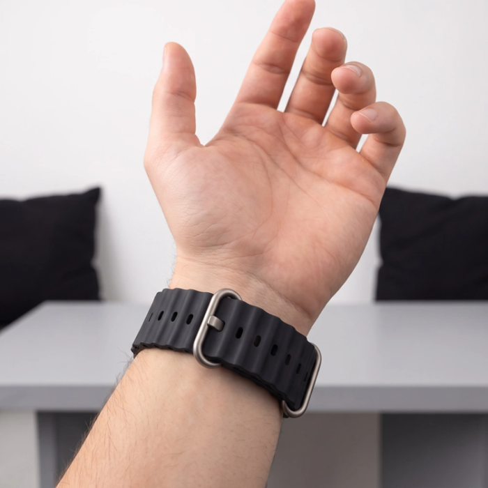 Tech-Protect - Tech-Protect Armband För Apple Watch (44/45/46/49mm) Icon Pro - Charcoal Grå