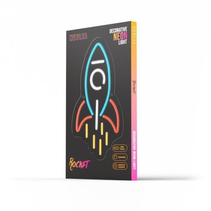 Neolia - Neolia LED Neon PLEXI ROCKET NNE18 - Flerfärgad