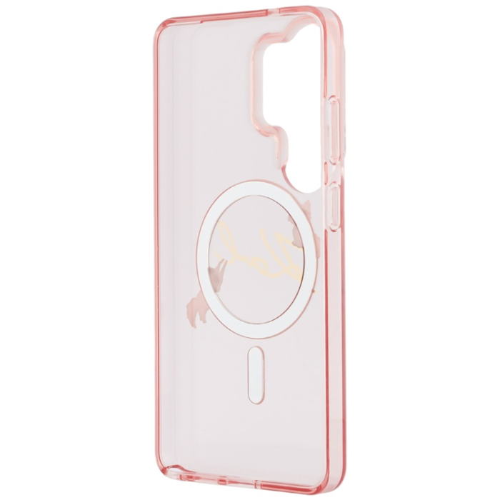 KARL LAGERFELD - Karl Lagerfeld Mobilskal För Galaxy S26 Ultra MagSafe IML KC Script - Rosa