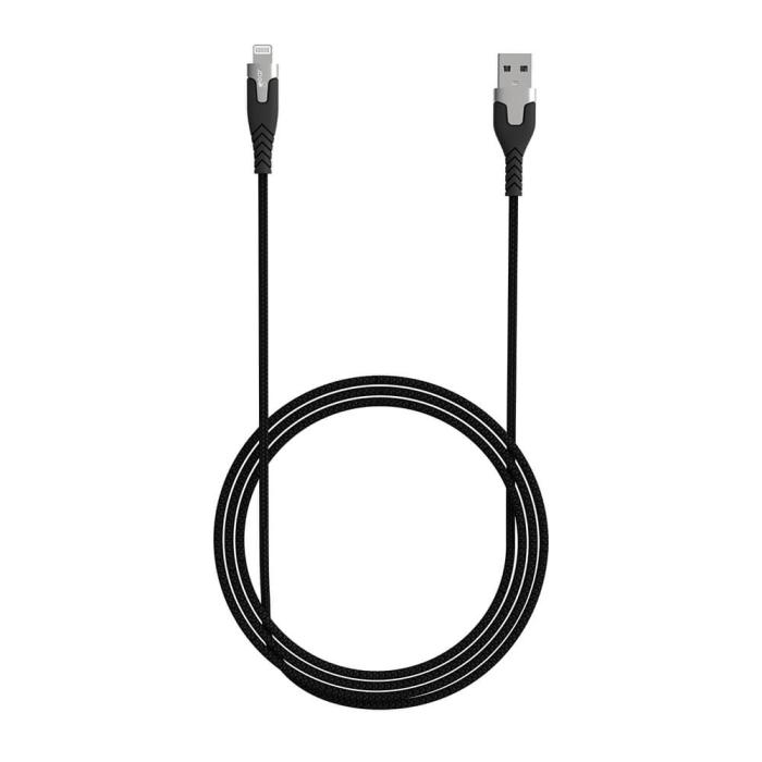 GEAR - GEAR LaddPRO USB-A till Lightning kabel C89 1.5m Svart