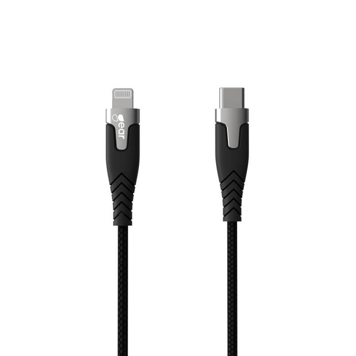 GEAR - GEAR LaddPRO USB-C till Lightning kabel C94 1.5m Svart