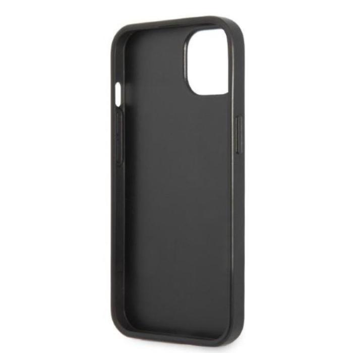 KARL LAGERFELD - Karl Lagerfeld iPhone 13 mini Skal Saffiano Plaque - Svart