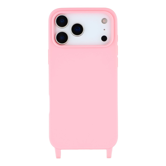 A-One Brand - iPhone 17 Pro Max Mobilskal TPU med Hål för Rem - Rosa