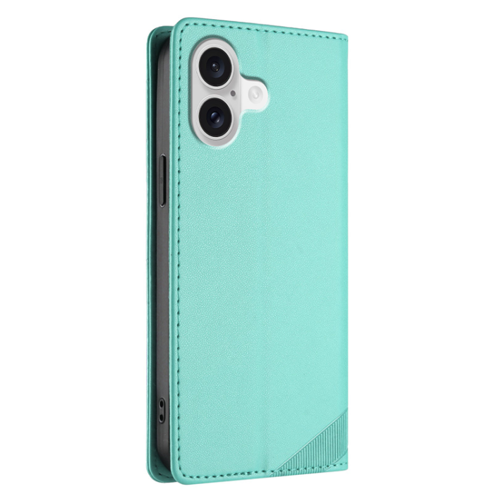 A-One Brand - iPhone 17 Plånboksfodral Punk Style Imprinted - Mintgrön
