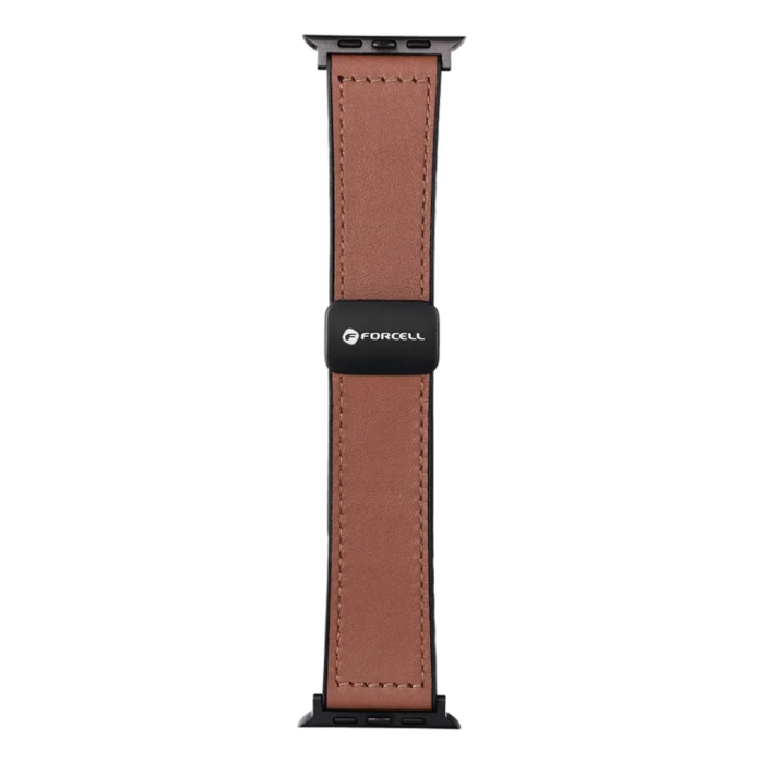Forcell - Forcell Apple Watch (42/44/45/49) Armband FA21 - Svart