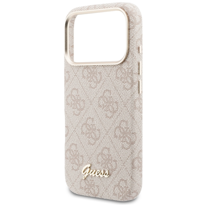 Guess - Guess Mobilskal För iPhone 17 Pro Max MagSafe 4G Script - Rosa