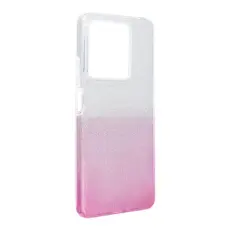 OEM - Xiaomi Redmi Note 13 5G Mobilskal Shining - Transparent/Rosa