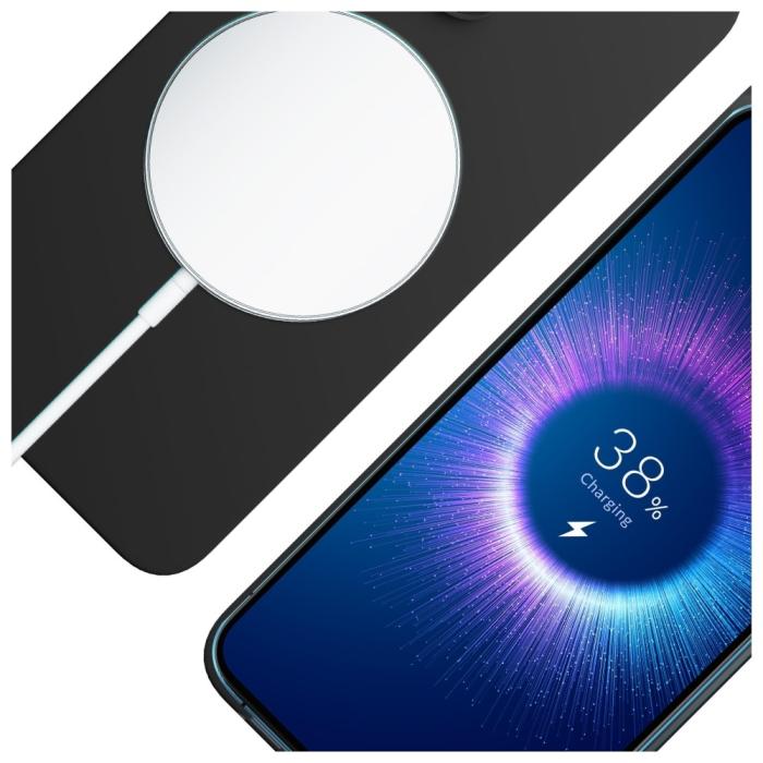 3MK - 3MK iPhone 16 Pro Max Mobilskal MagSafe Silikon Hardy - Grafit
