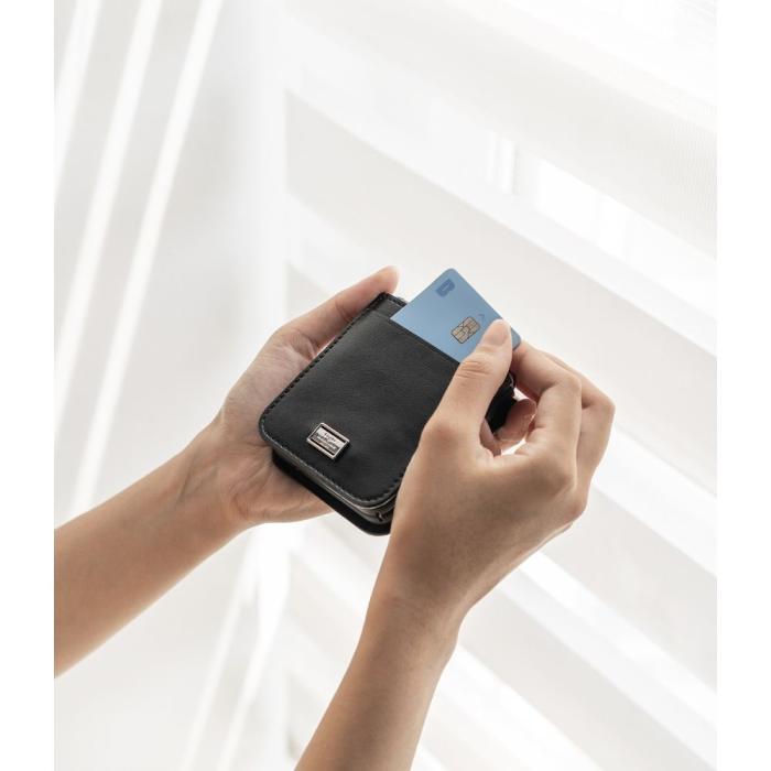 UTGATT - Ringke Galaxy Z Flip 4 Halsbandsskal Signature Folio - Svart