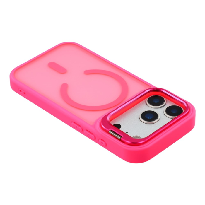 A-One Brand - iPhone 17 Pro Mobilskal MagSafe Lins Kickstand - Rosé