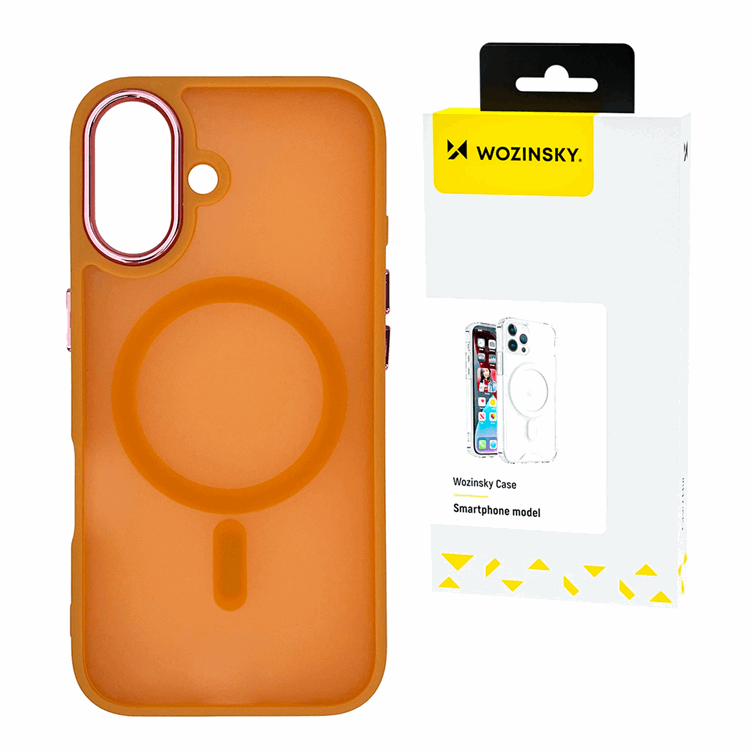 Wozinsky Galaxy S25 Plus Mobilskal Magsafe Fashion - Orange | 2353 | AlltMobil