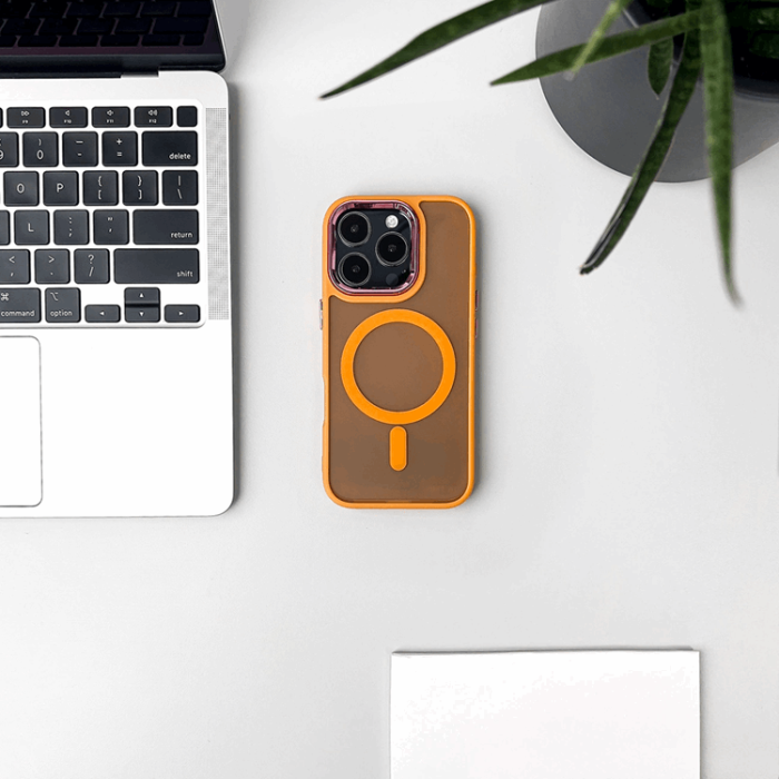 Wozinsky - Wozinsky Galaxy S25 Plus Mobilskal Magsafe Fashion - Orange