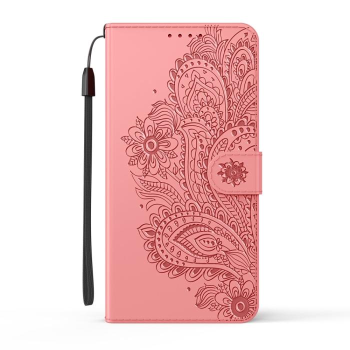 A-One Brand - Blommor iPhone 13 Pro Plånboksfodral - Rosa