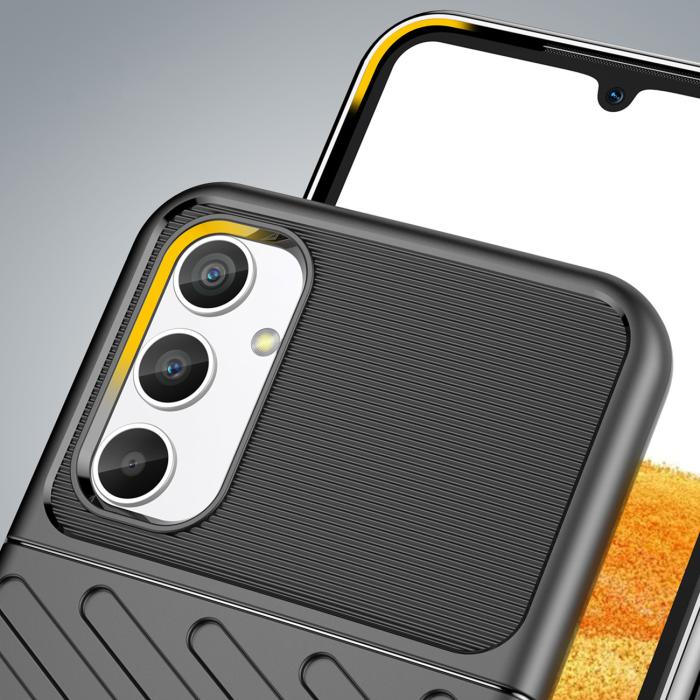 OEM - Galaxy A34 5G Skal Thunder Silicone Armor - Svart