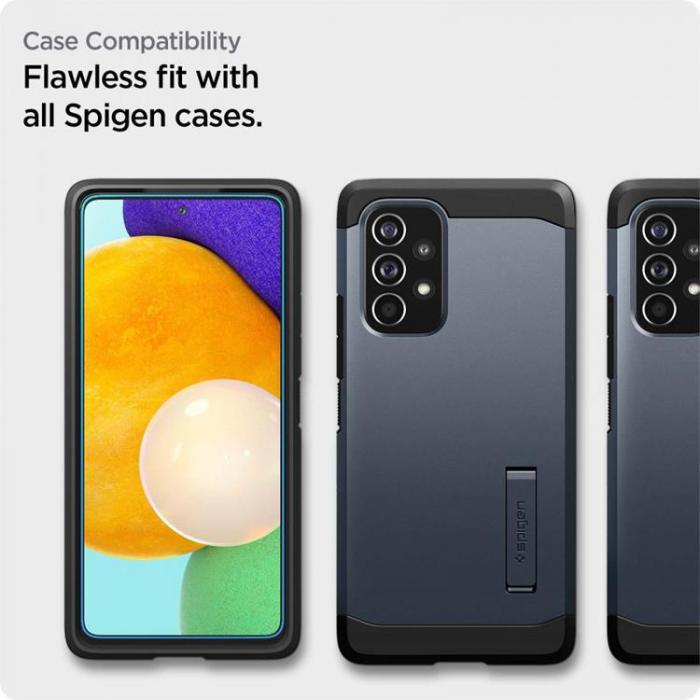 Spigen - Spigen 2-Pack Alm Härdat Glas Skärmskydd Galaxy A53 5G - Clear