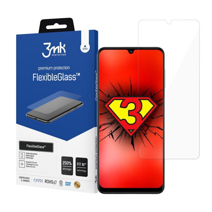 3MK - 3MK Galaxy A22 5g Hybrid Okrossbart Glas FlexibleGlass