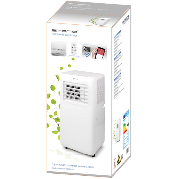 Emerio - Emerio Aircondition Luftkonditionering med WiFi 7000BTU/H A-Klass