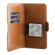 Vivanco - Vivanco Universal Pl&aring;nboksfodral XL 3-kort Brun