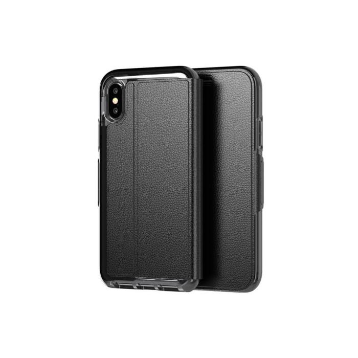 Tech21 - Tech21 Evo Plånboksfodral iPhone X / Xs - Svart