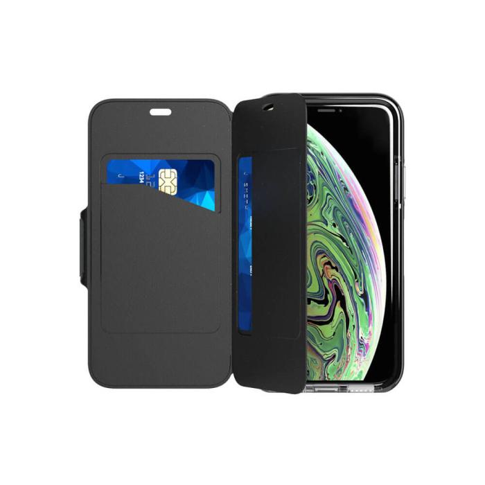 Tech21 - Tech21 Evo Plånboksfodral iPhone X / Xs - Svart
