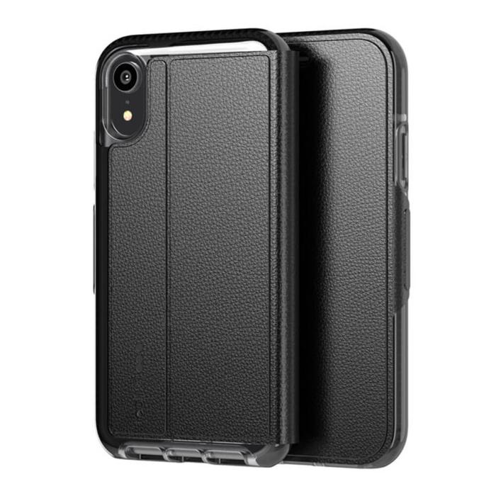 Tech21 - Tech21 Evo Plånboksfodral iPhone XR - Svart