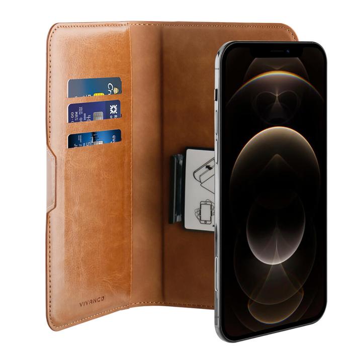 Vivanco - Vivanco Universal Plånboksfodral XL 3-kort Brun