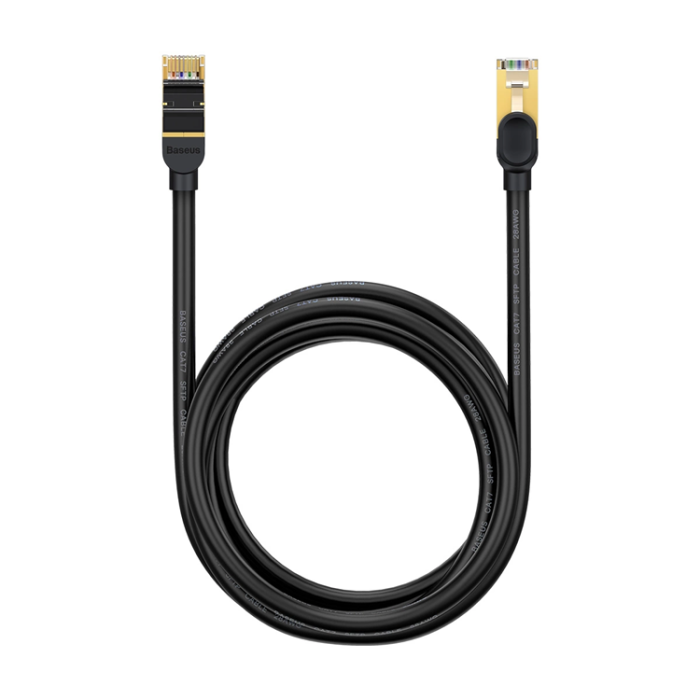 BASEUS - Baseus Cat7 Nätverk Kabel RJ45 10 Gbps 8m - Svart