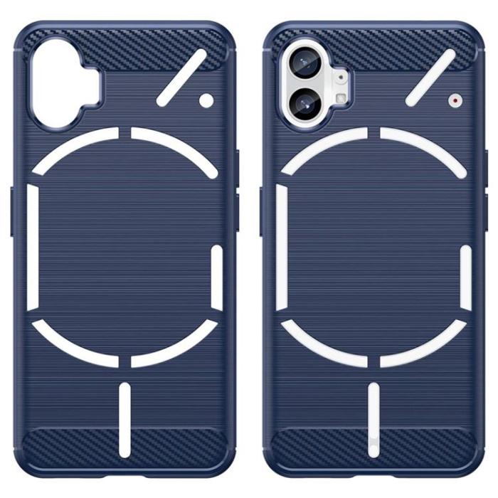 A-One Brand - Nothing Phone 1 Skal Carbon Fiber - Blå