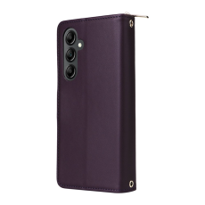 A-One Brand - Galaxy A17 / A26 Plånboksfodral Med Handledsrem - Mörklila
