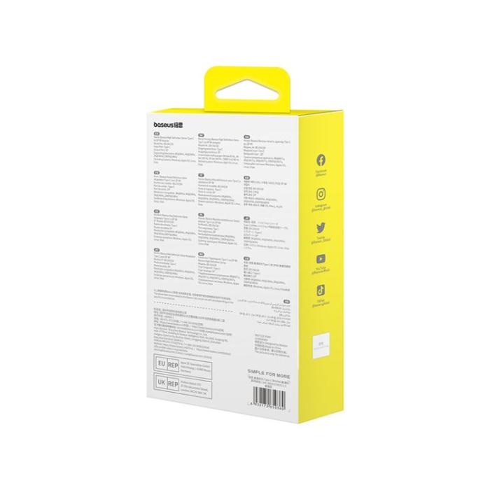 BASEUS - Baseus USB-C till DisplayPort Kabel 1.5m High Definition - Svart