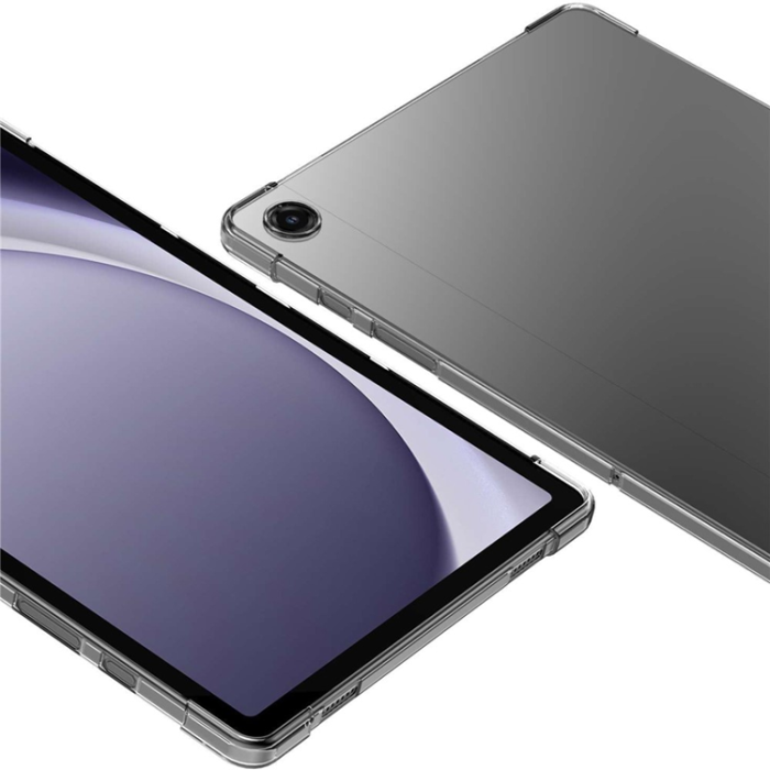 A-One Brand - Galaxy Tab A11 Plus Skal TPU Drop-Resistant med Härdat Glas - Clear