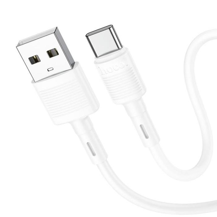 Hoco - Hoco USB-A - USB-C 63A Kabel 1m X83 - Vit