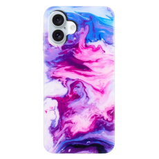 A-One Brand - iPhone 17 Mobilskal Marble Pattern Painted TPU - Rosa