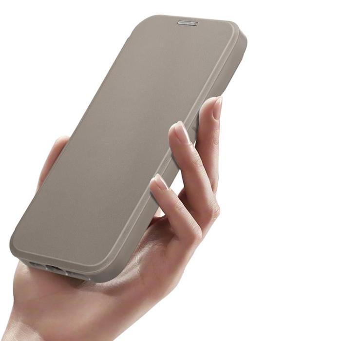 Dux Ducis - Dux Ducis iPhone 14 Plus Plånboksfodral Magsafe Skin X Pro - Beige