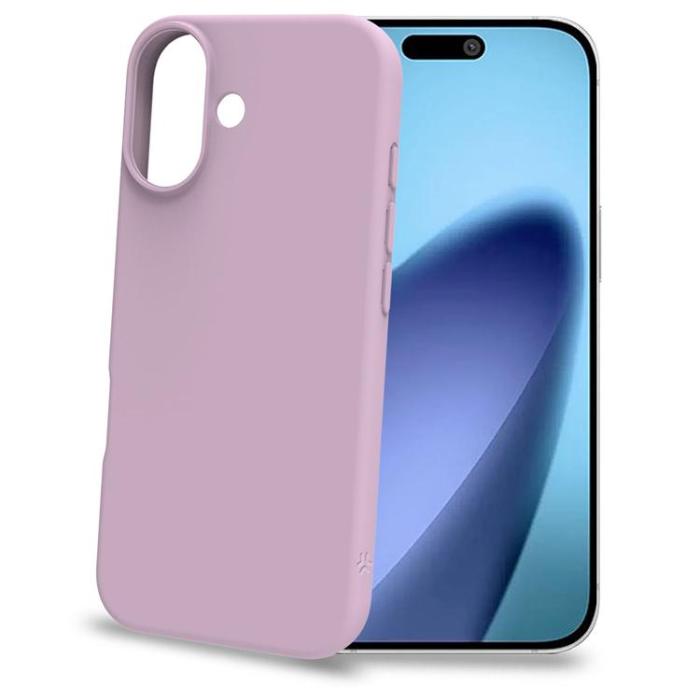 Celly - Celly iPhone 17 Mobilskal Cromo Soft Rubber - Rosa